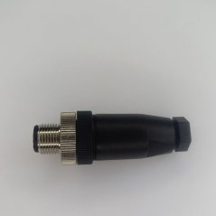 Priemyselný konektor M12, 4-pin, priamy