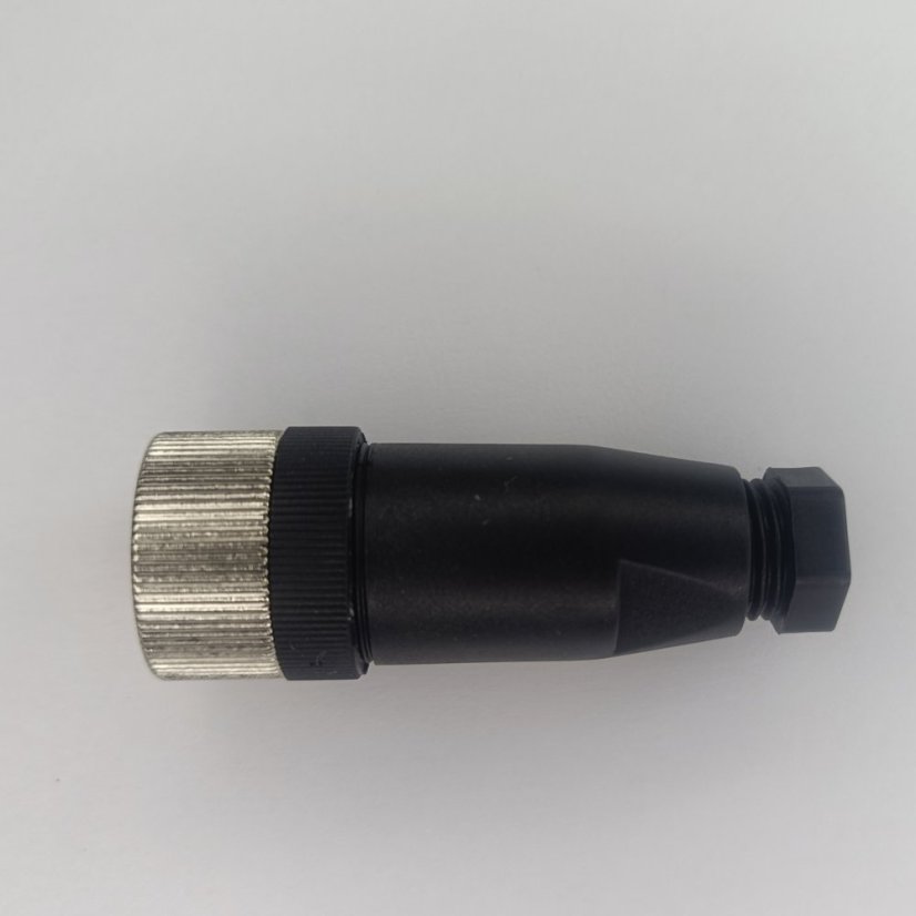 Priemyselný konektor M12, 4-pin, priamy - typ konektora: A - kódovanie - samec